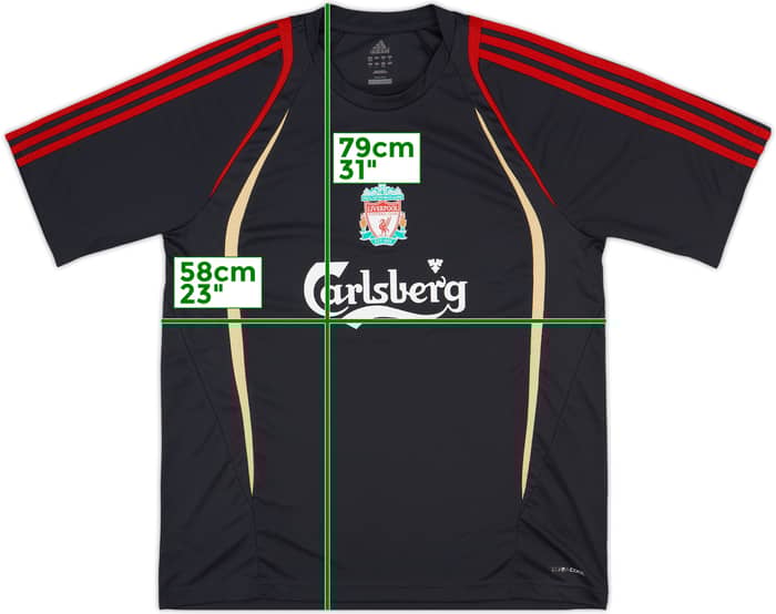 2009-10 Liverpool adidas Training Shirt - 9/10 - (XL)