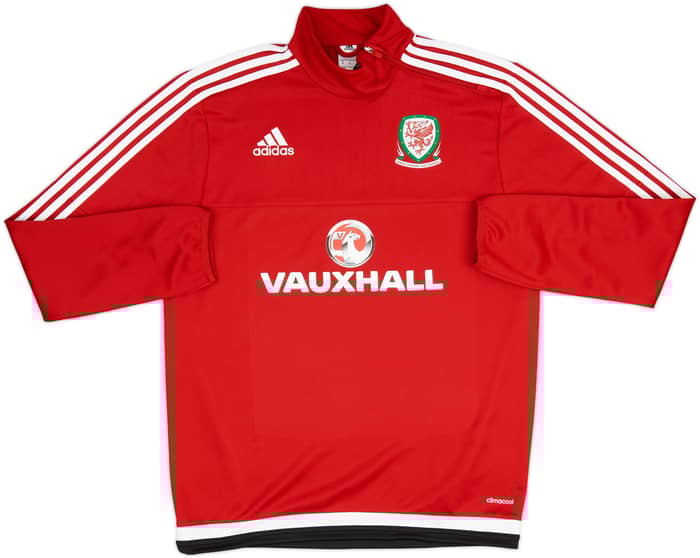 2016-17 Wales adidas 1/4 Zip Drill Top - 9/10 - (M)