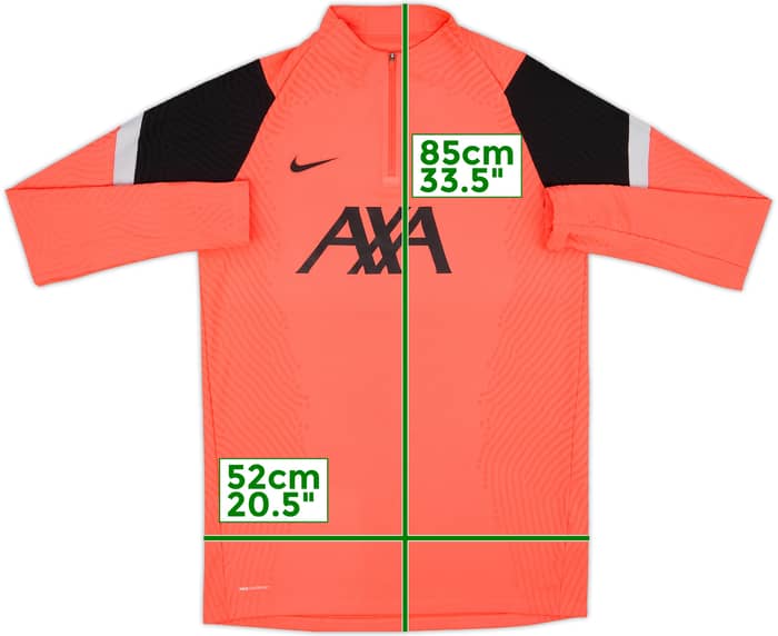 2020-21 Liverpool Nike Vaporknit 1/4 Zip Training Top - 10/10 - (L)