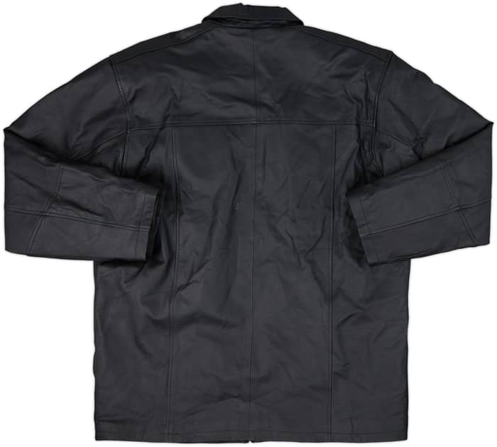 1994-96 Manchester United Umbro Leather Bomber Jacket (L)
