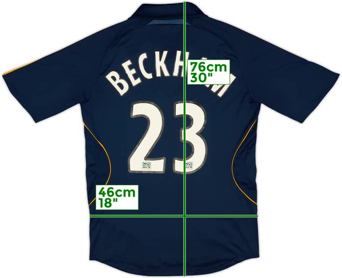 2007-08 LA Galaxy Away Shirt Beckham #23 - 9/10 - (S)