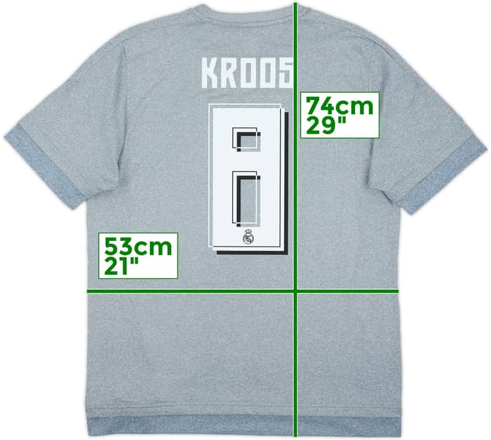 2015-16 Real Madrid Away Shirt Kroos #8 - 9/10 - (L)