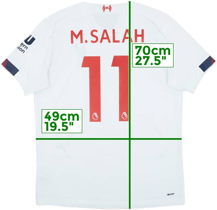 2019-20 Liverpool Away Shirt M.Salah #11 - 7/10 - (M)