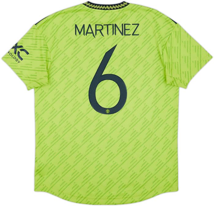 2022-23 Manchester United Authentic Third Shirt Martinez #6 - 10/10 - (L)