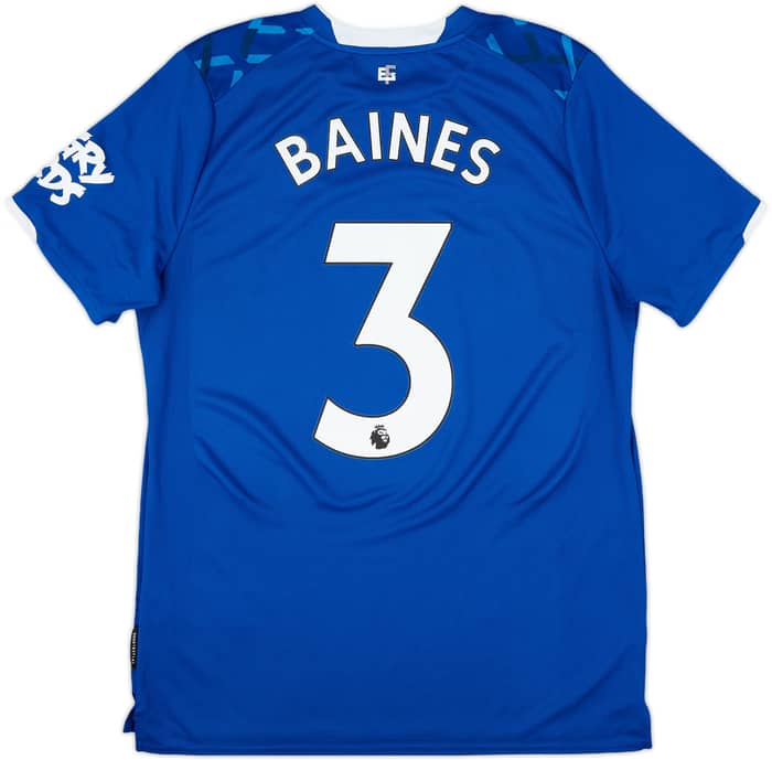 2019-20 Everton Home Shirt Baines #3 - 10/10 - (L)
