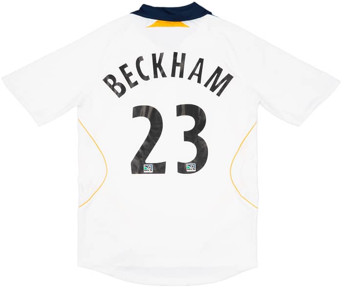 2007-08 LA Galaxy Home Shirt Beckham #23 - 4/10 - (S)