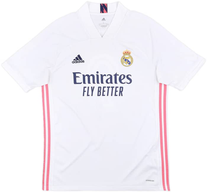 2020-21 Real Madrid Home Shirt Benzema #9 - 7/10 - (L)