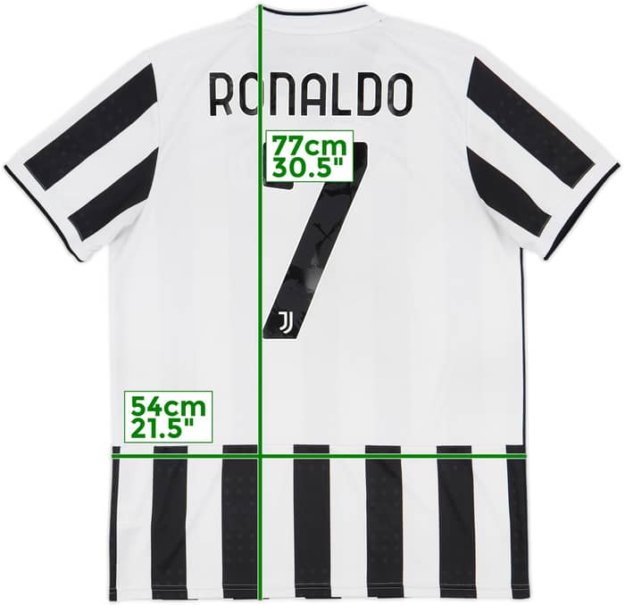 2021-22 Juventus Home Shirt Ronaldo #7 - 7/10 - (L)