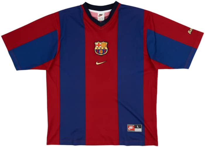 1998-00 Barcelona Basic Home Shirt - 9/10 - (L)