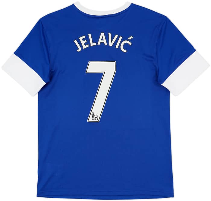 2012-13 Everton Home Shirt Jelavic #7 - 8/10 - (M)