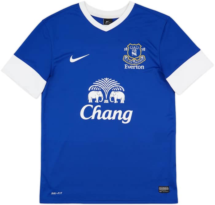2012-13 Everton Home Shirt Jelavic #7 - 8/10 - (M)