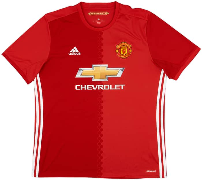 2016-17 Manchester United Home Shirt Ibrahimovic #9 - 8/10 - (XL)