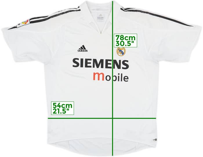 2004-05 Real Madrid Home Shirt - 4/10 - (L)