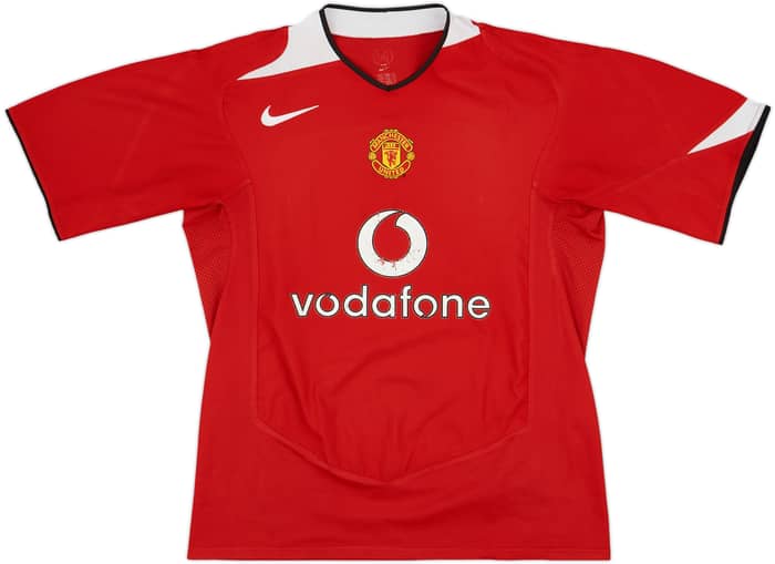 2004-06 Manchester United Home Shirt Keane #16 - 4/10 - (L)