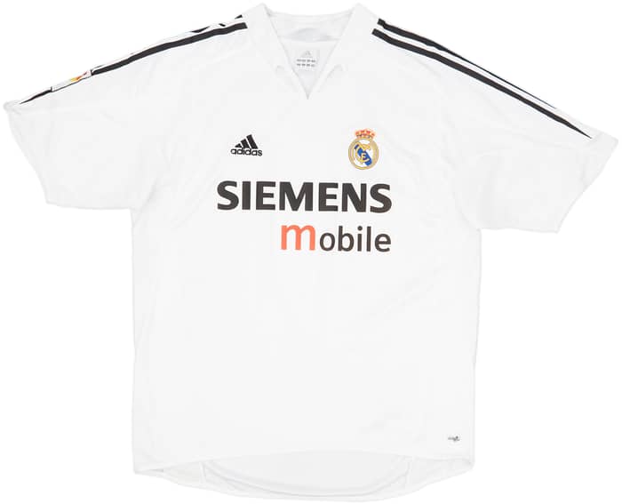 2004-05 Real Madrid Home Shirt Ronaldo #9 - 9/10 - (L)