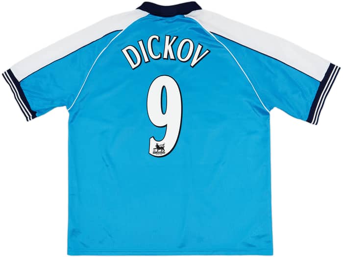 1999-01 Manchester City Home Shirt Dickov #9 - 7/10 - (XL)