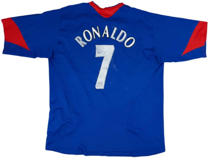 2005-06 Manchester United Away Shirt Ronaldo #7 - 4/10 - (XL)