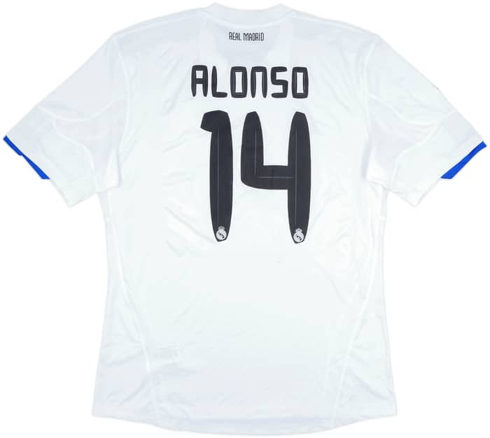 2010-11 Real Madrid Home Shirt Alonso #14 - 7/10 - (L)