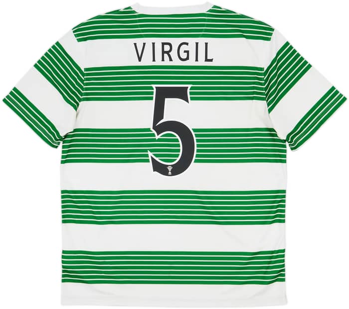 2013-15 Celtic Home Shirt Virgil #5 - 7/10 - (L)