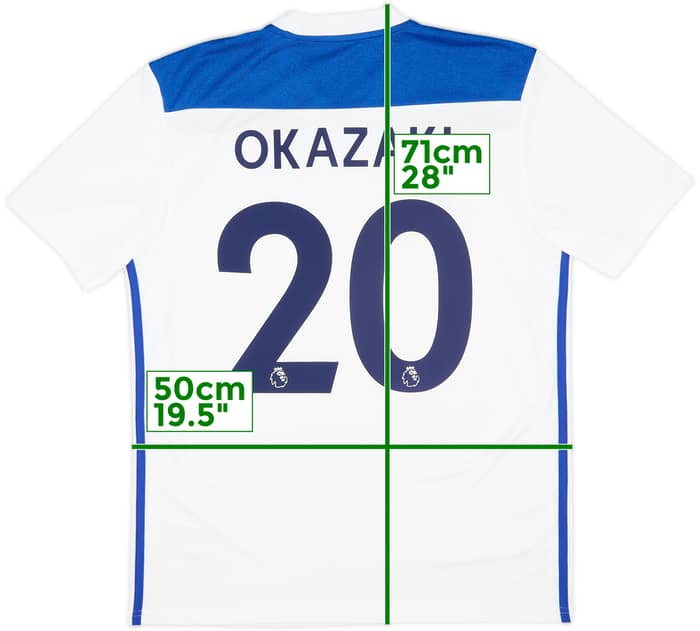 2018-19 Leicester Third Shirt Okazaki #20 - 9/10 - (M)