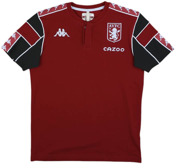 2020-21 Aston Villa Kappa Polo Shirt - 8/10 - (M)