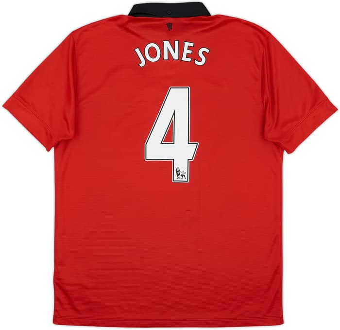 2013-14 Manchester United Home Shirt Jones #4 - 6/10 - (L)
