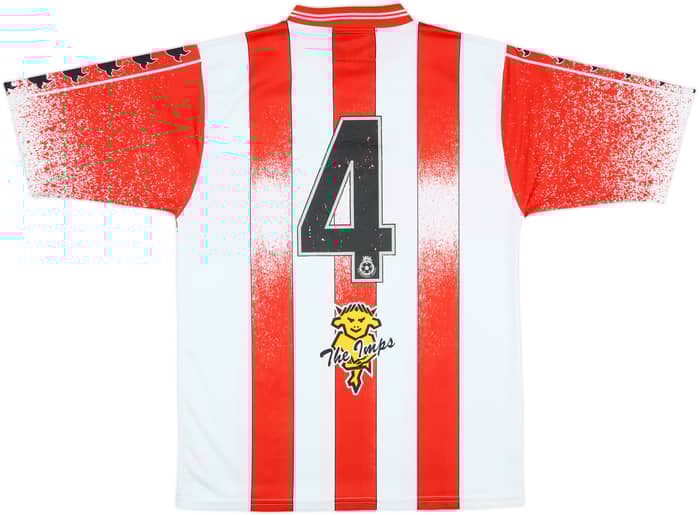 2001-02 Lincoln City Women's Match Issue Home Shirt #4