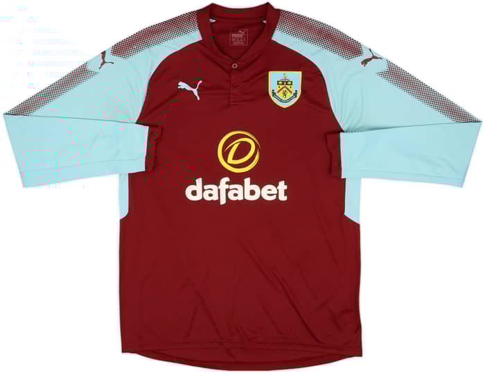 2017-18 Burnley Home L/S Shirt Mee #6 - 6/10 - (XL)