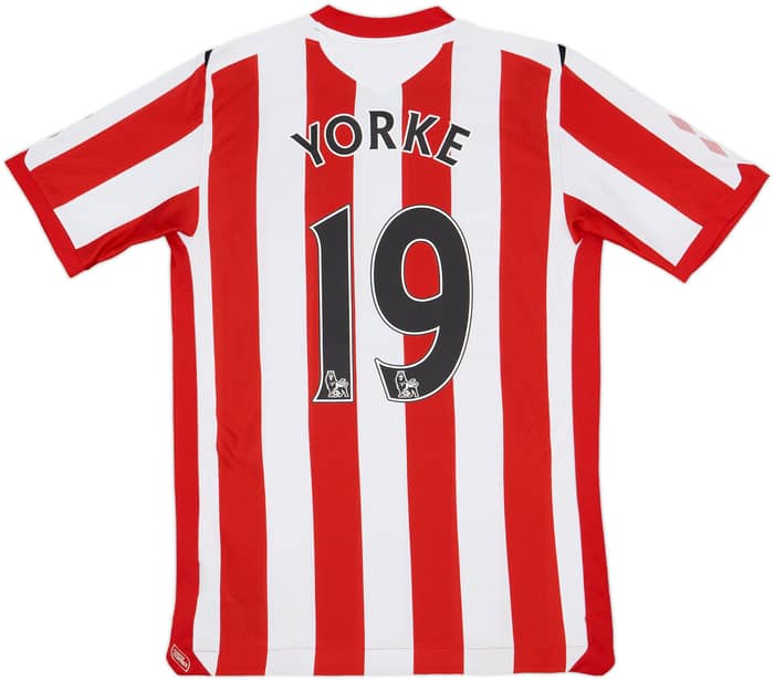 2008-09 Sunderland Home Shirt Yorke #19 - 7/10 - (M)