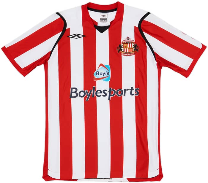 2008-09 Sunderland Home Shirt Yorke #19 - 7/10 - (M)