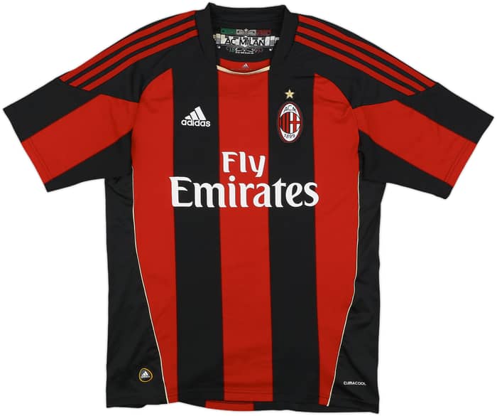 2010-11 AC Milan Home Shirt Ibrahimovic #11 - 8/10 - (M)