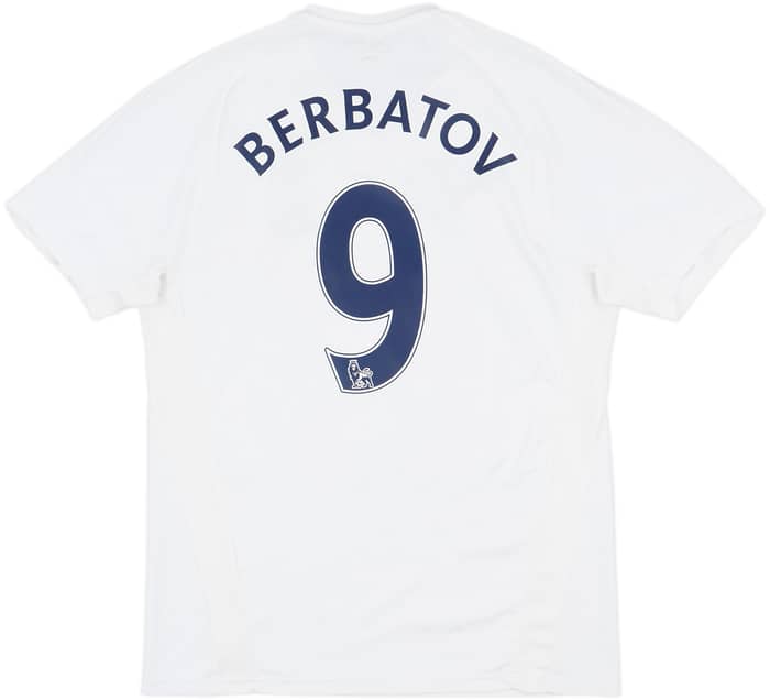 2007-08 Tottenham Home Shirt Berbatov #9 - 8/10 - (S)
