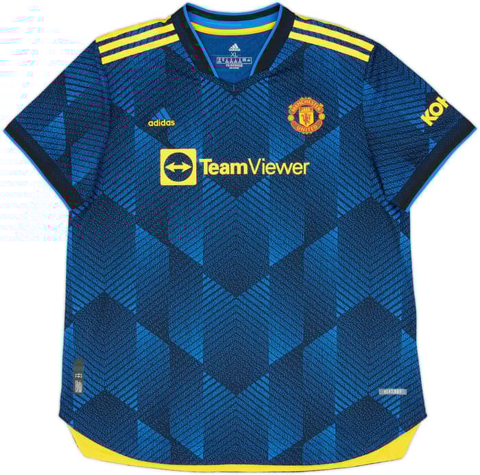 2021-22 Manchester United Authentic Third Shirt - 10/10 - (Women's XL)