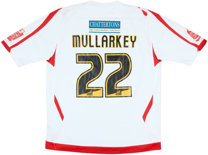 2008-09 Lincoln City Match Issue Away Shirt Mullarkey #22