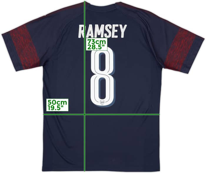 2018-19 Arsenal Away Shirt Ramsey #8 - 9/10 - (M)
