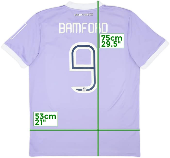 2021-22 Leeds United Third Shirt Bamford #9 - 8/10 - (L)
