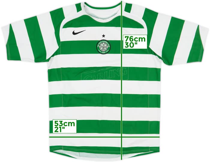 2005-07 Celtic Home Shirt - 4/10 - (M)