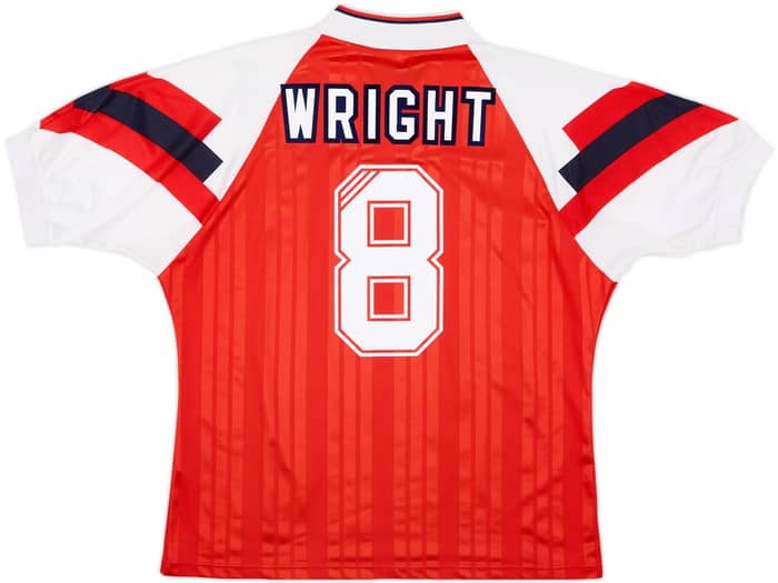 1992-94 Arsenal Home Shirt Wright #8 - 8/10 - (L/XL)