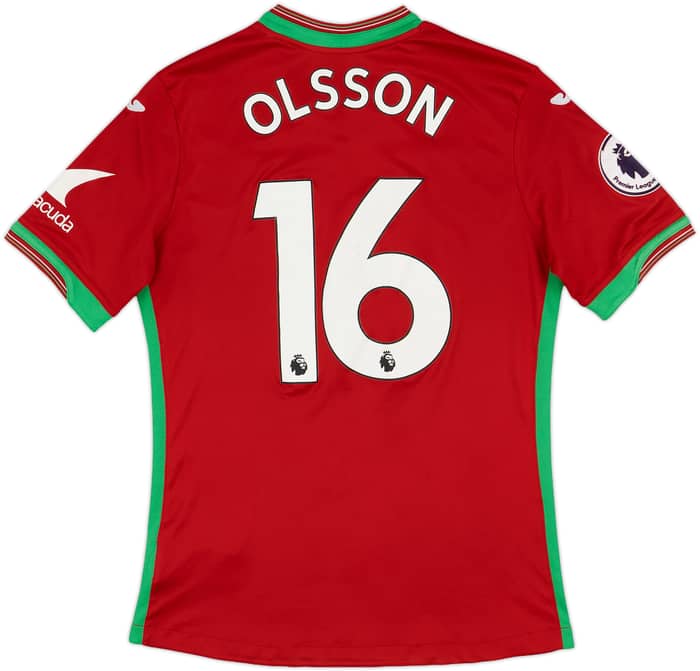 2017-18 Swansea Away Shirt Olsson #16 - 5/10 - (M)