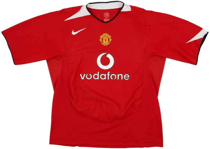 2004-06 Manchester United Home Shirt J.S.Park #13 - 8/10 - (XL)
