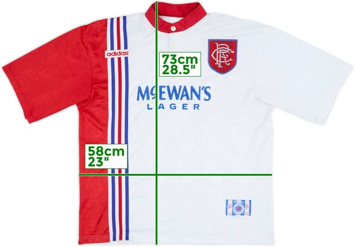 1996-97 Rangers Away Shirt - 6/10 - (XL)