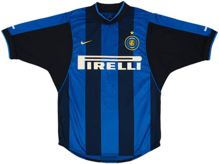 2000-01 Inter Milan Home Shirt Ronaldo #9 - 8/10 - (S)