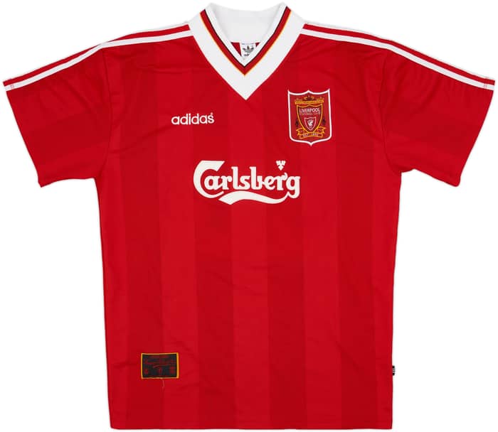 1995-96 Liverpool Home Shirt Barnes #10 - 9/10 - (XXL)