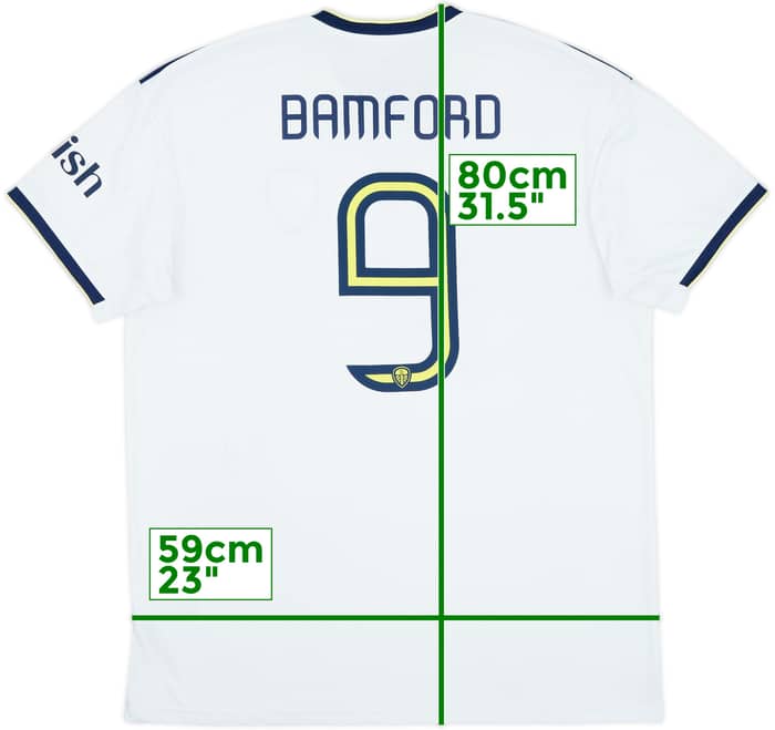 2022-23 Leeds United Home Shirt Bamford #9 - 7/10 - (XL)
