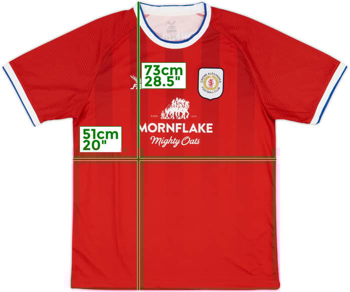 2023-24 Crewe Alexandra Home Shirt - 7/10 - (M)