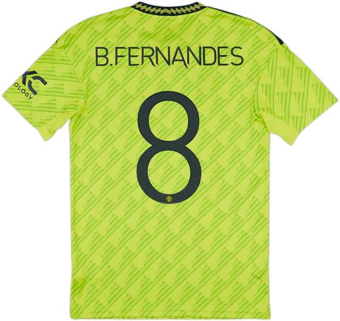 2022-23 Manchester United Third Shirt B. Fernandes #8 - 10/10 - (S)