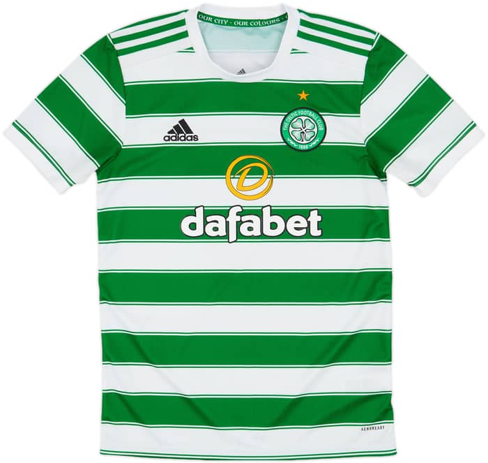 2021-22 Celtic Home Shirt - 9/10 - (S)