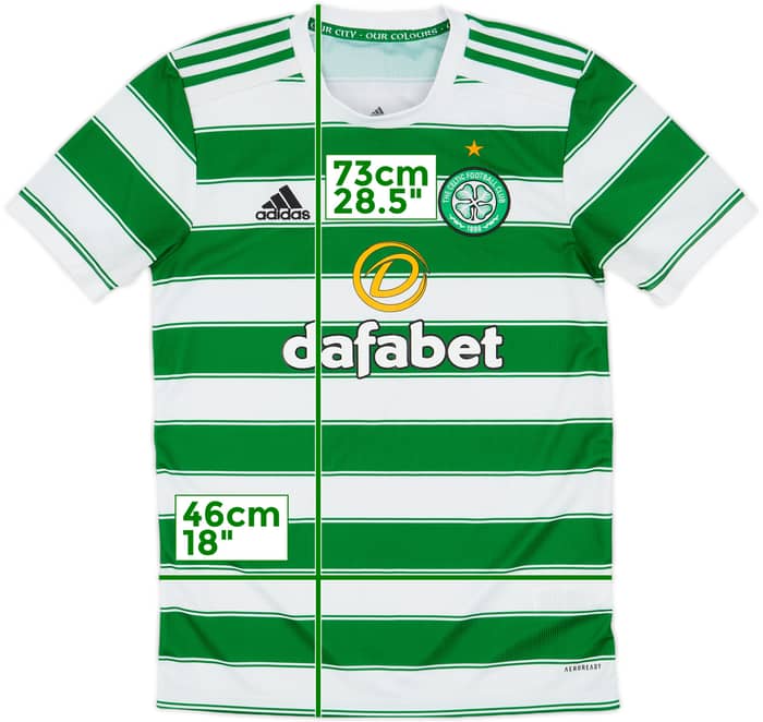 2021-22 Celtic Home Shirt - 9/10 - (S)
