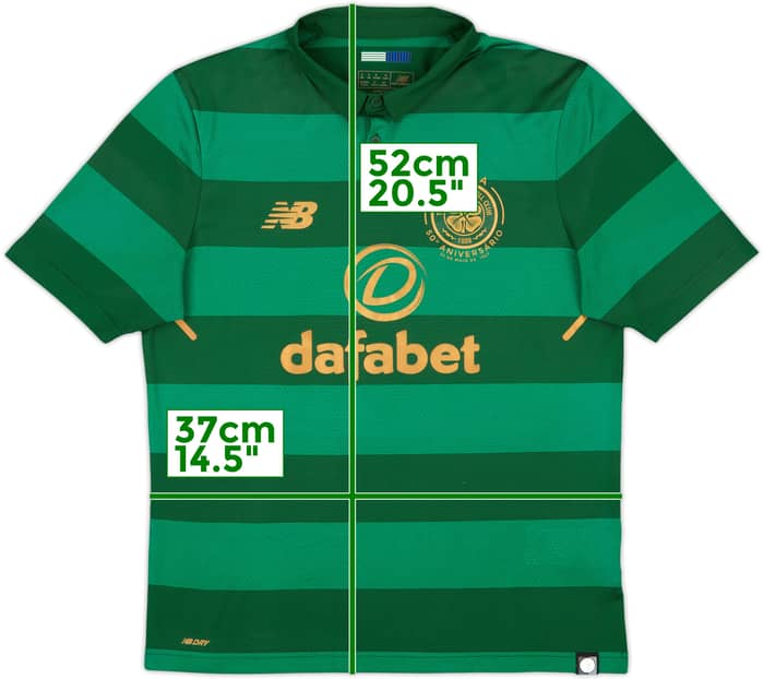 2017-18 Celtic 'Lisbon Lions 50th Anniversary' Away Shirt - 8/10 - (S)