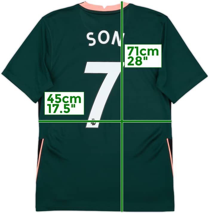 2020-21 Tottenham Away Shirt Son #7 - 10/10 - (S)